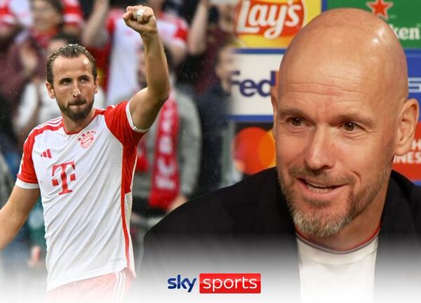 ‘Do you regret not signing Harry Kane?’ | Erik ten Hag quizzed on England captain | Video | Watch TV Show ‘Do you regret not signing Harry Kane?’ | Erik ten Hag quizzed on England captain | Video | Watch TV Show