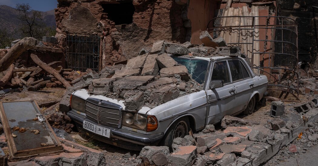 Driving a Perilous Mountain Pass Through the Devastation of Morocco’s Earthquake