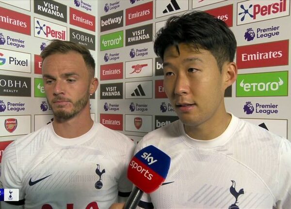 James Maddison: Tottenham midfielder jokes Arsenal’s Bukayo Saka was still doing his darts celebration during first goal | Football News