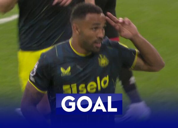 Wilson heads in a fourth after excellent move from Newcastle