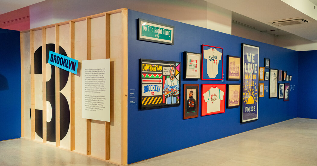 A Spike Lee Joint via Movie Posters and Sports Jerseys