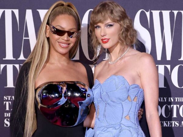 Beyoncé Attends Taylor Swift’s ‘Eras Tour’ Movie Premiere in Hollywood