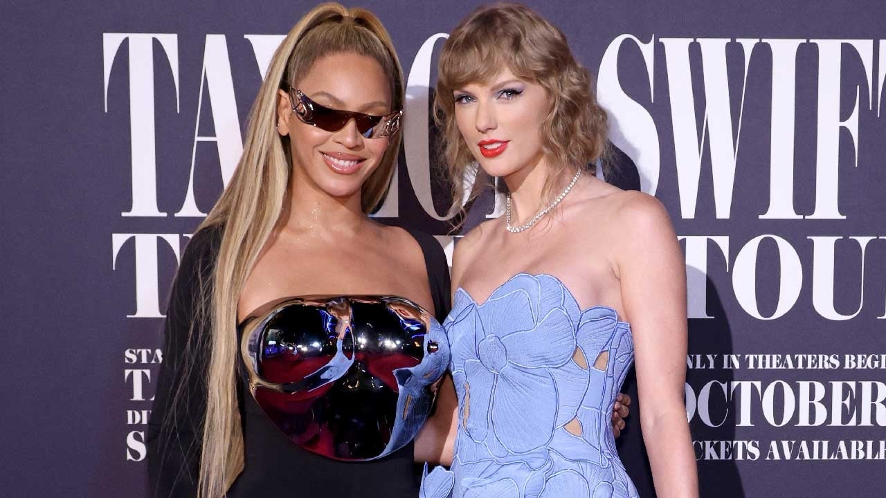 Beyoncé Attends Taylor Swift’s ‘Eras Tour’ Movie Premiere in Hollywood