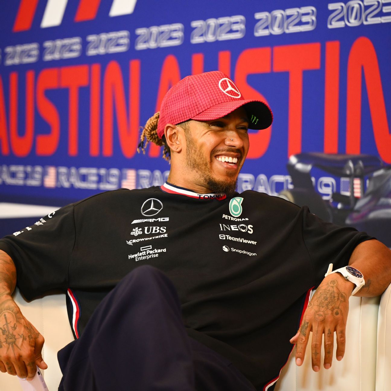 Hamilton convinced other cars were also illegal in Austin