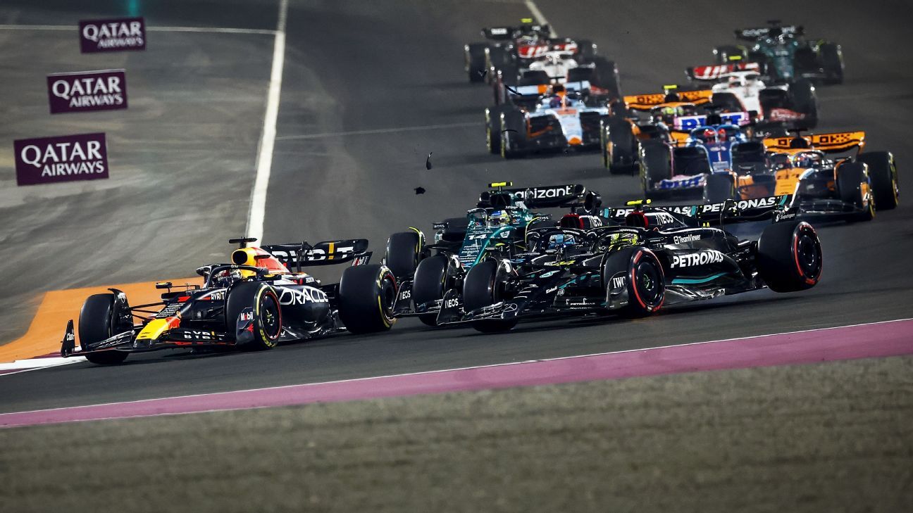 Lewis Hamilton out of Qatar GP after George Russell collision, accepts blame