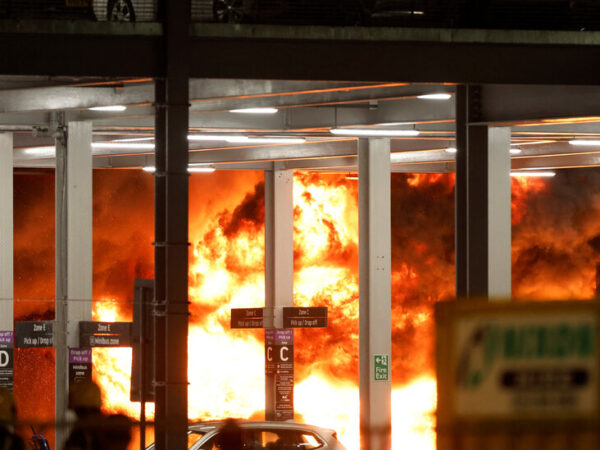London Airport Fire: Flights Suspended After Parking Garage Collapses