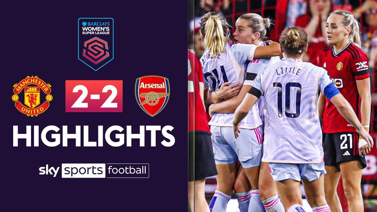 Manchester United 2-2 Arsenal | WSL Highlights