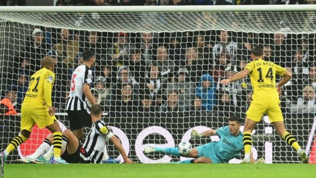 Newcastle 0-1 Borussia Dortmund: Champions League reality check for Eddie Howe’s side Newcastle 0-1 Borussia Dortmund: Champions League reality check for Eddie Howe’s side