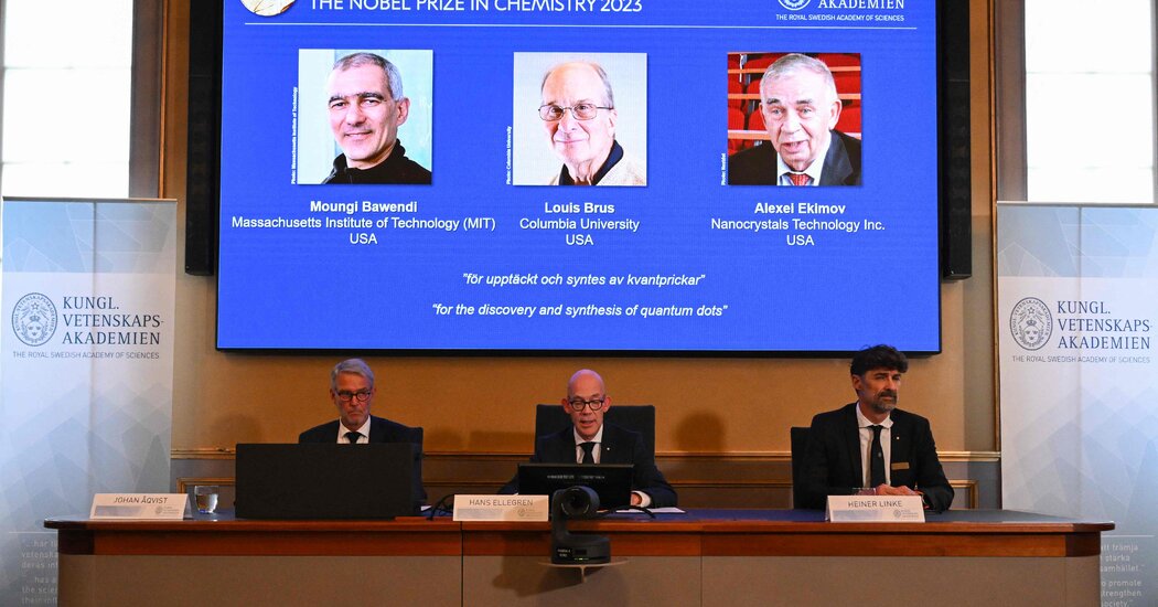 Nobel Prize in Chemistry Awarded to 3 Quantum Dots Researchers