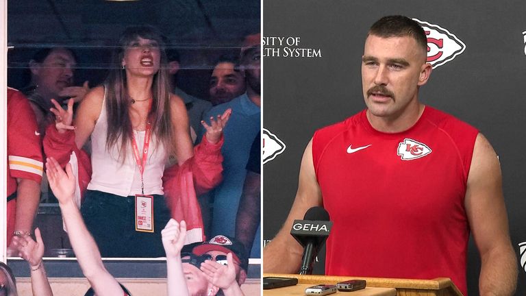 Travis Kelce: A lot of people care about Taylor Swift | ‘I’m having fun with it’ | Video | Watch TV Show Travis Kelce: A lot of people care about Taylor Swift | ‘I’m having fun with it’ | Video | Watch TV Show