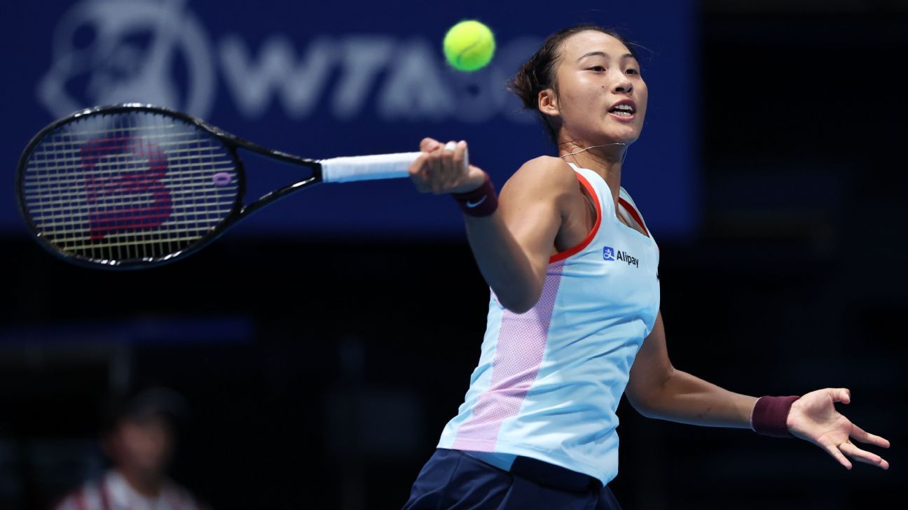 Zheng Qinwen upsets Barbora Krejcikova for Zhengzhou title Zheng Qinwen upsets Barbora Krejcikova for Zhengzhou title