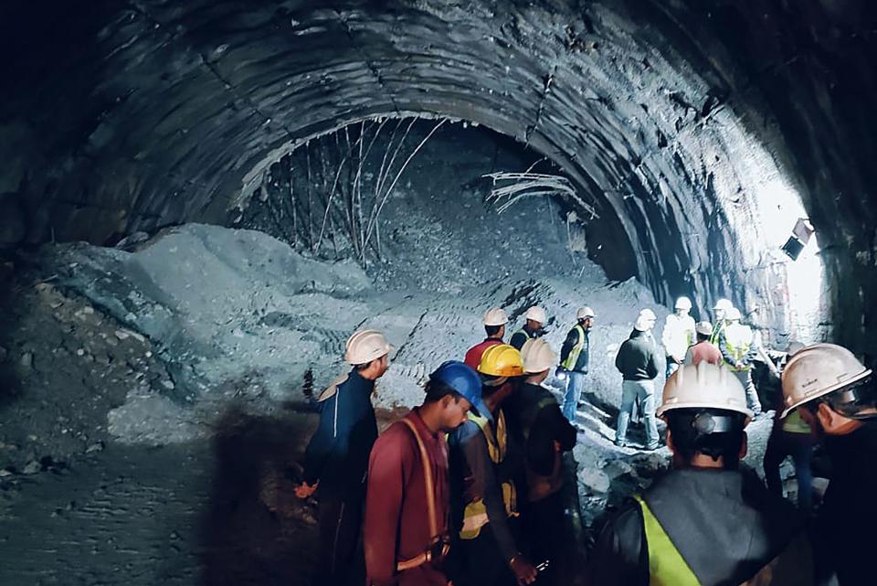 40 workers have been trapped inside a collapsed tunnel in India for over a week and 3 attempts to drill through the debris have failed so far