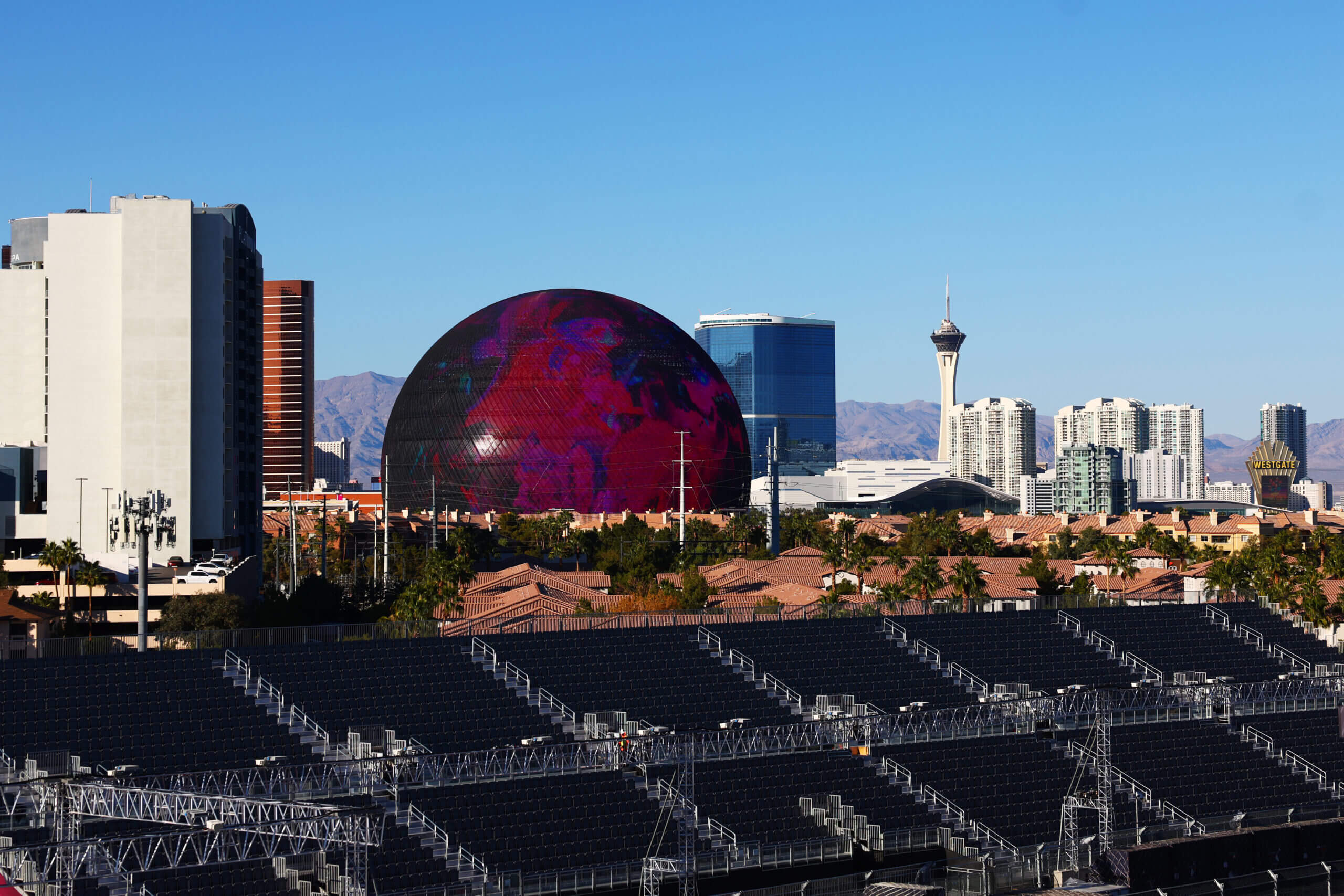 F1’s Sphere takeover: From traffic snarl to Las Vegas GP’s ‘incredible backdrop’ F1’s Sphere takeover: From traffic snarl to Las Vegas GP’s ‘incredible backdrop’