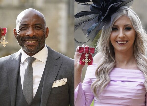 Fallon Sherrock: Pioneering darts star receives her MBE at Windsor Castle along with Eni Aluko and Johnny Nelson | Darts News