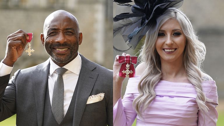 Fallon Sherrock: Pioneering darts star receives her MBE at Windsor Castle along with Eni Aluko and Johnny Nelson | Darts News Fallon Sherrock: Pioneering darts star receives her MBE at Windsor Castle along with Eni Aluko and Johnny Nelson | Darts News