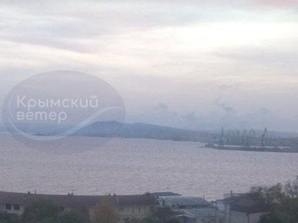 Fire at shipyard after claimed missile attack on Russian-occupied Crimea, Kerch bridge closed Fire at shipyard after claimed missile attack on Russian-occupied Crimea, Kerch bridge closed
