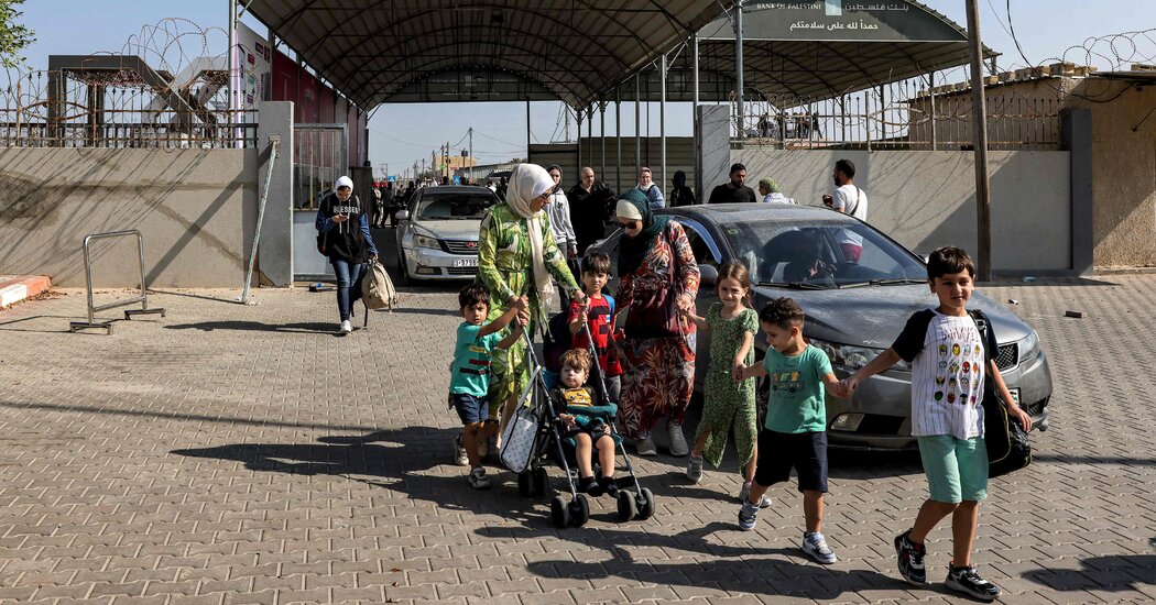 Israel-Hamas War Live Updates: First Departures Begin From Gaza