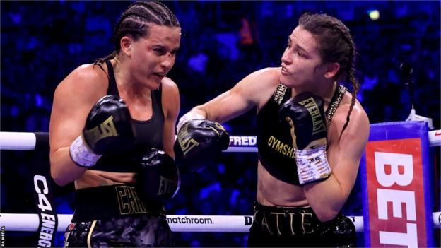 Katie Taylor defeats Chantelle Cameron to become two-weight undisputed champion in Dublin