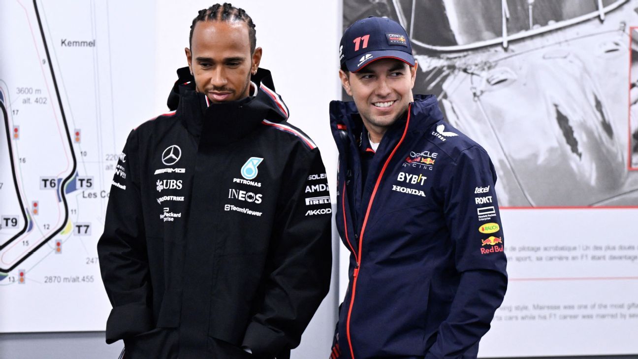 Lewis Hamilton: Red Bull not helping Sergio Perez Lewis Hamilton: Red Bull not helping Sergio Perez