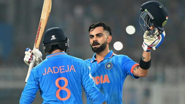 Virat Kohli equals Sachin Tendulkar’s record with 49th one-day international century