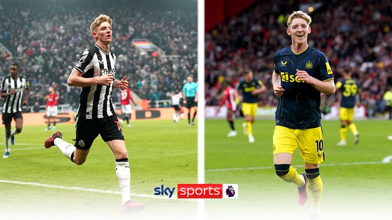 All of Gordon's Premier League goals in 2023/24