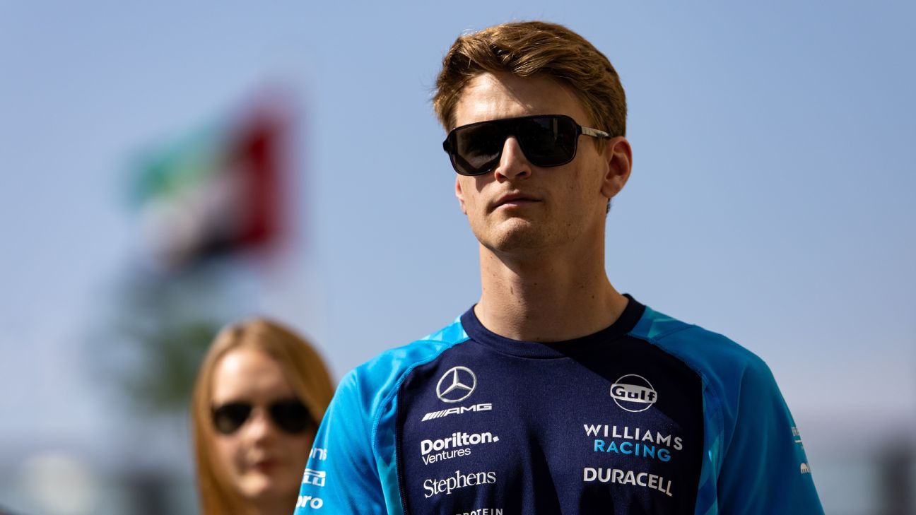 American driver Logan Sargeant to remain with Williams in 2024 American driver Logan Sargeant to remain with Williams in 2024