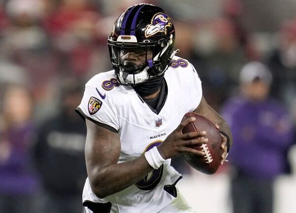 Baltimore Ravens 33-19 San Francisco 49ers: Lamar Jackson throws two touchdown passes in 18 seconds to stun 49ers | NFL News