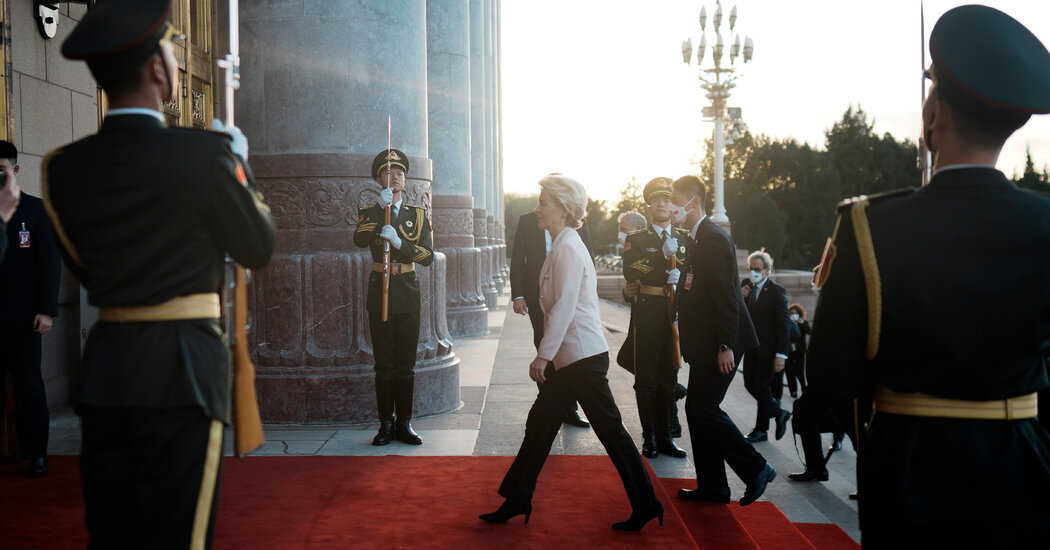 China and E.U. Leaders Meet as Tensions Rise over Russia China and E.U. Leaders Meet as Tensions Rise over Russia