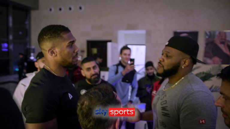 ‘I’m still your landlord!’ | Anthony Joshua had a fiery clash with Jarrell Miller | Video | Watch TV Show ‘I’m still your landlord!’ | Anthony Joshua had a fiery clash with Jarrell Miller | Video | Watch TV Show