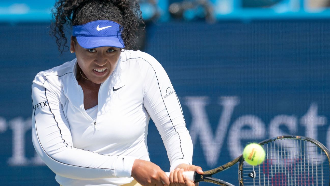 Naomi Osaka hits practice court ahead of return in Brisbane Naomi Osaka hits practice court ahead of return in Brisbane