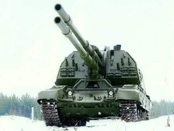 Russia Nearly Fielded A Double-Barreled Self-Propelled Artillery Gun
