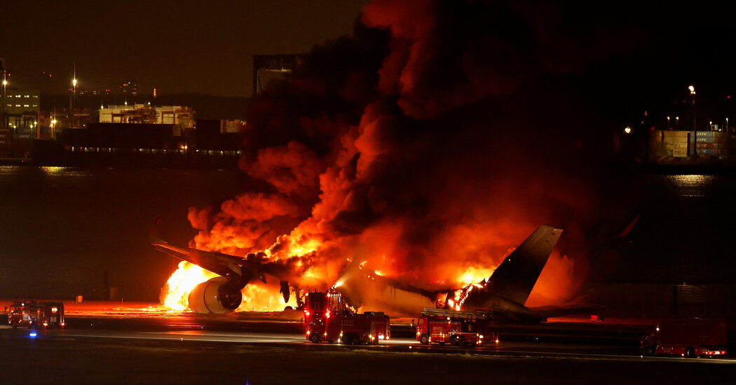 5 Killed After Japan Airlines Plane Collision at Tokyo Airport 5 Killed After Japan Airlines Plane Collision at Tokyo Airport