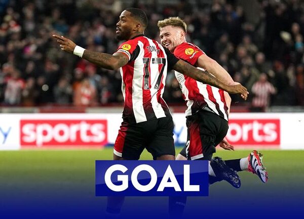 'Back with a bang!' | Toney announces return with exquisite free-kick