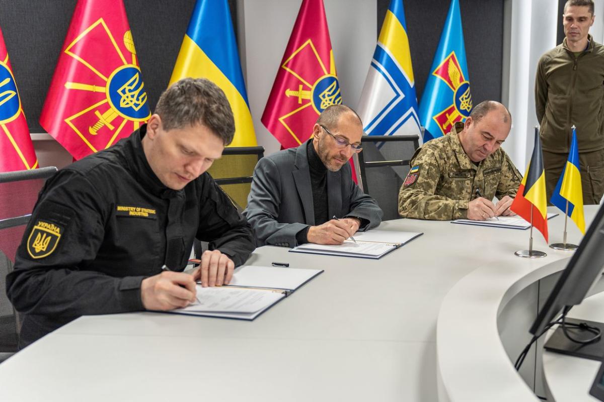 Belgium, Ukraine sign memorandum to strengthen joint weapons production Belgium, Ukraine sign memorandum to strengthen joint weapons production