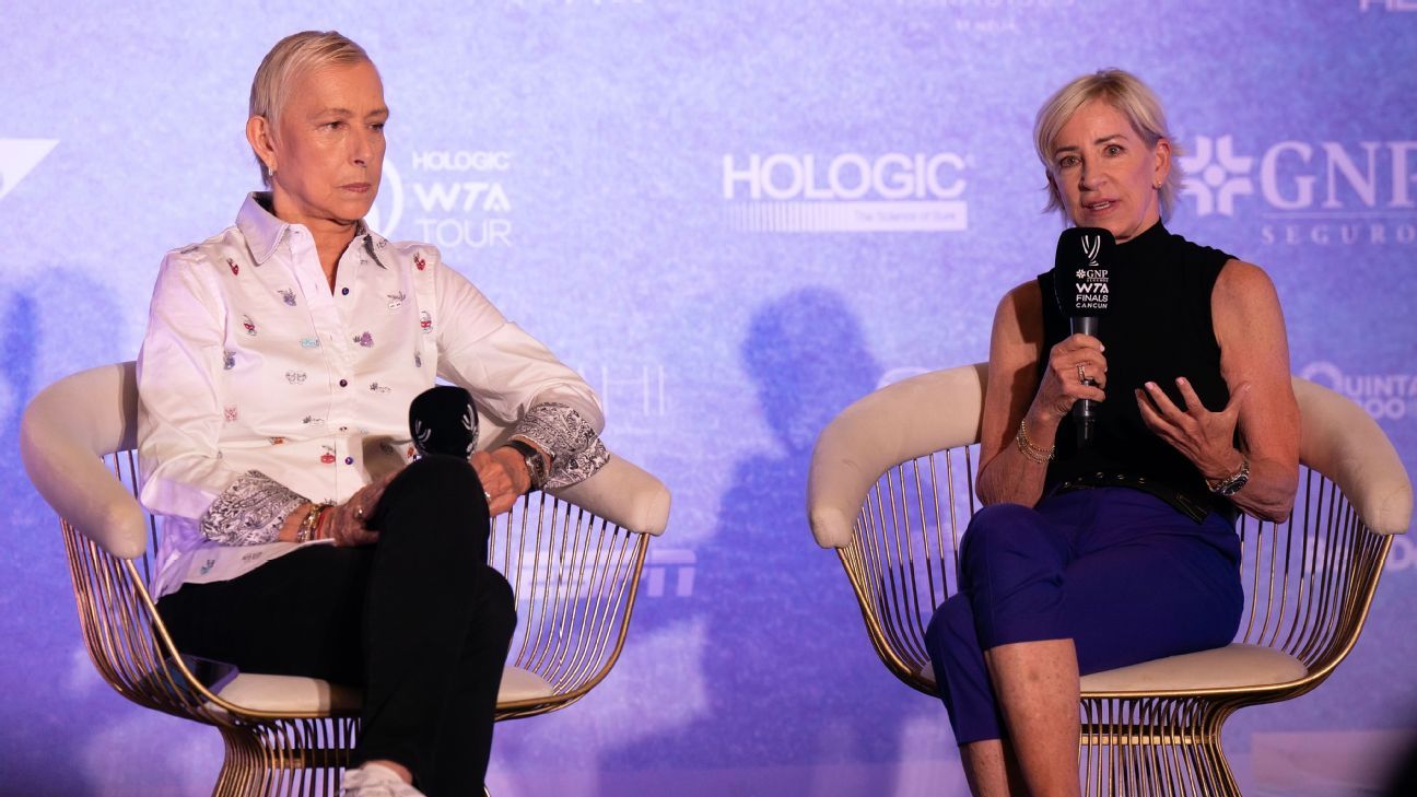 Chris Evert, Martina Navratilova oppose WTA Finals in Saudi Arabia Chris Evert, Martina Navratilova oppose WTA Finals in Saudi Arabia