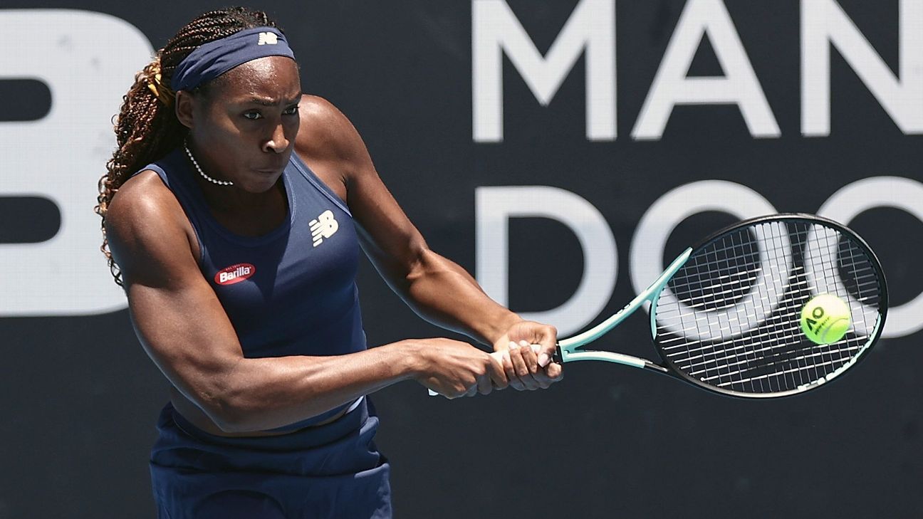 Coco Gauff advances to quarterfinals at Auckland Tennis Classic