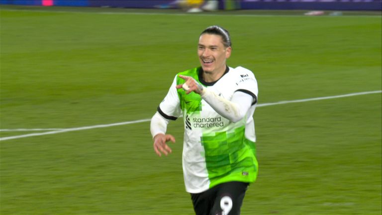 Goal D Nunez (90+3) Bournemouth 0 – 4 Liverpool