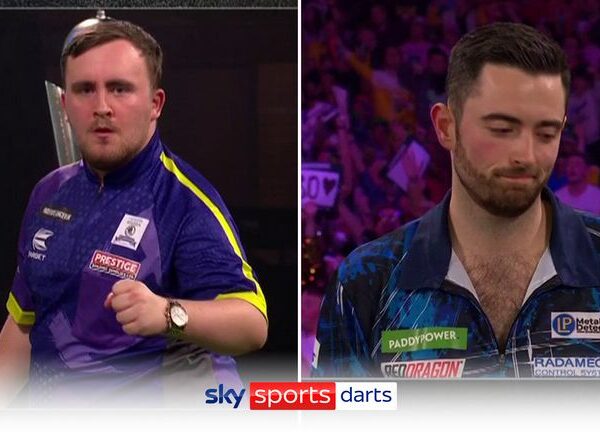 ‘Look at his face’ | Luke Littler hits devastating 122 checkout | Video | Watch TV Show