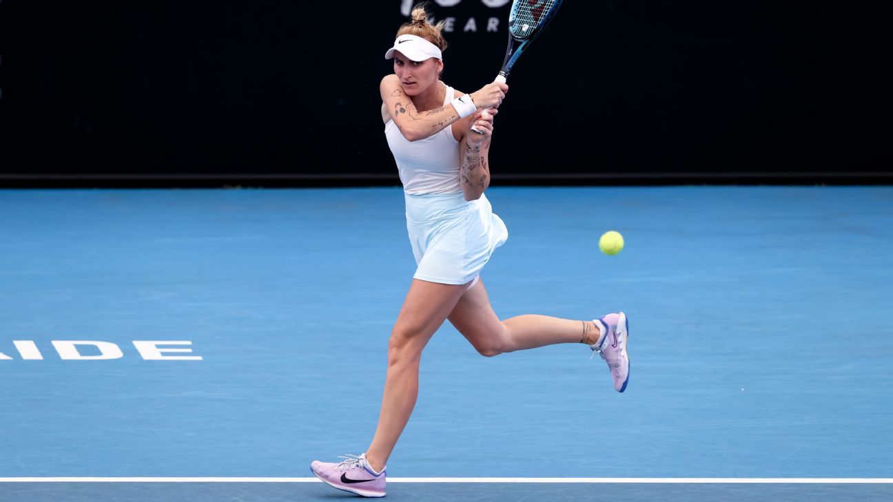 Marketa Vondrousova out of Adelaide tournament with hip injury Marketa Vondrousova out of Adelaide tournament with hip injury