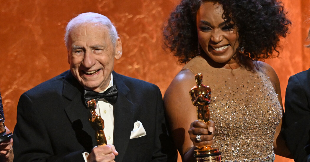 Mel Brooks and Angela Bassett Feted at the Governors Awards