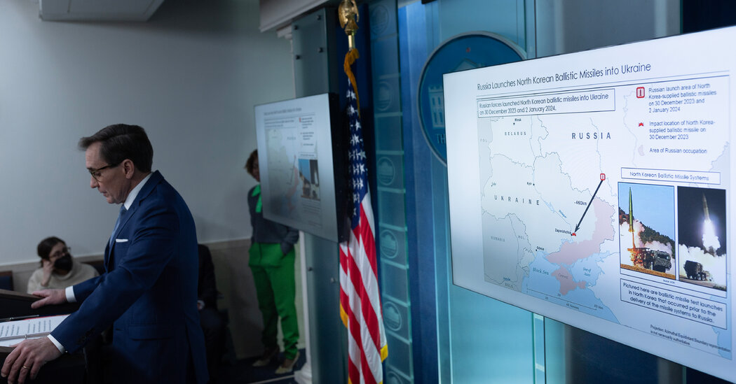 White House Says North Korea Providing Russia With Ballistic Missiles White House Says North Korea Providing Russia With Ballistic Missiles