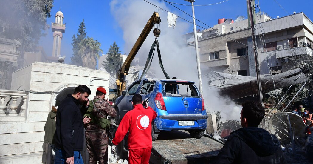 Widening Mideast Crisis: Iran Accuses Israel of Killing 4 Military Advisers in Syria Widening Mideast Crisis: Iran Accuses Israel of Killing 4 Military Advisers in Syria