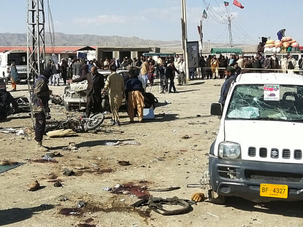 Election Office Blasts in Pakistan Kill at Least 22 a Day Before Vote