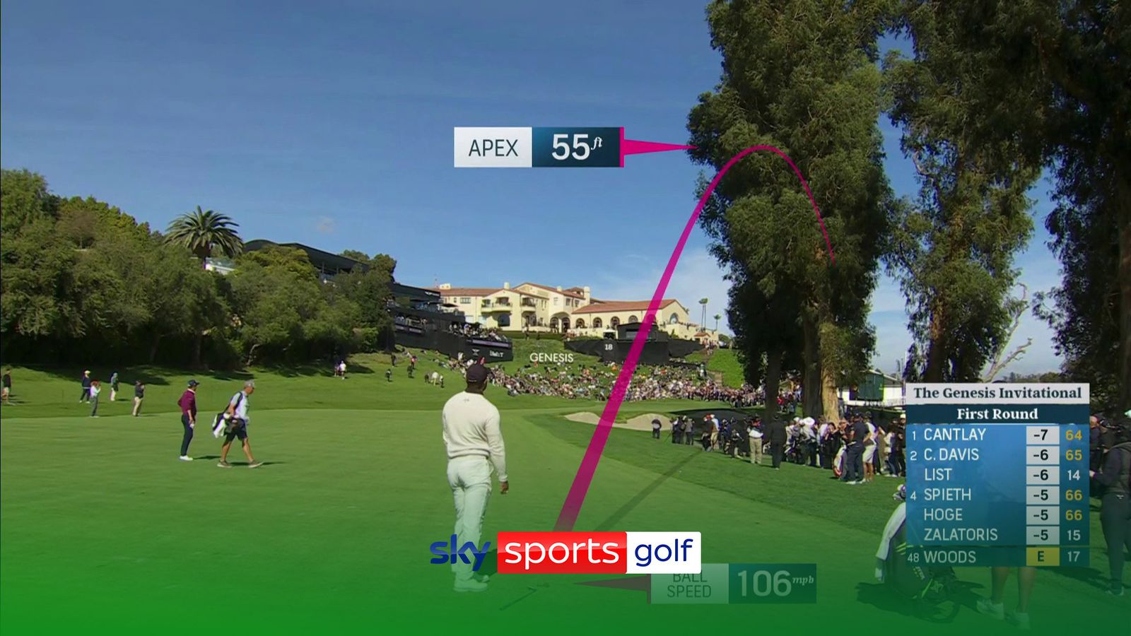 Even the very best do it! Tiger's horrible shank on final hole of the day Even the very best do it! Tiger's horrible shank on final hole of the day