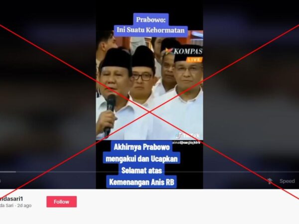 False posts claim Indonesia presidential hopeful Prabowo ‘congratulated opponent’s win in 2024 poll’
