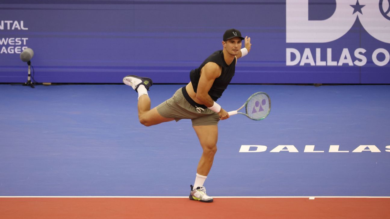 Frances Tiafoe ousted by Marcos Giron in Dallas Open quarters Frances Tiafoe ousted by Marcos Giron in Dallas Open quarters