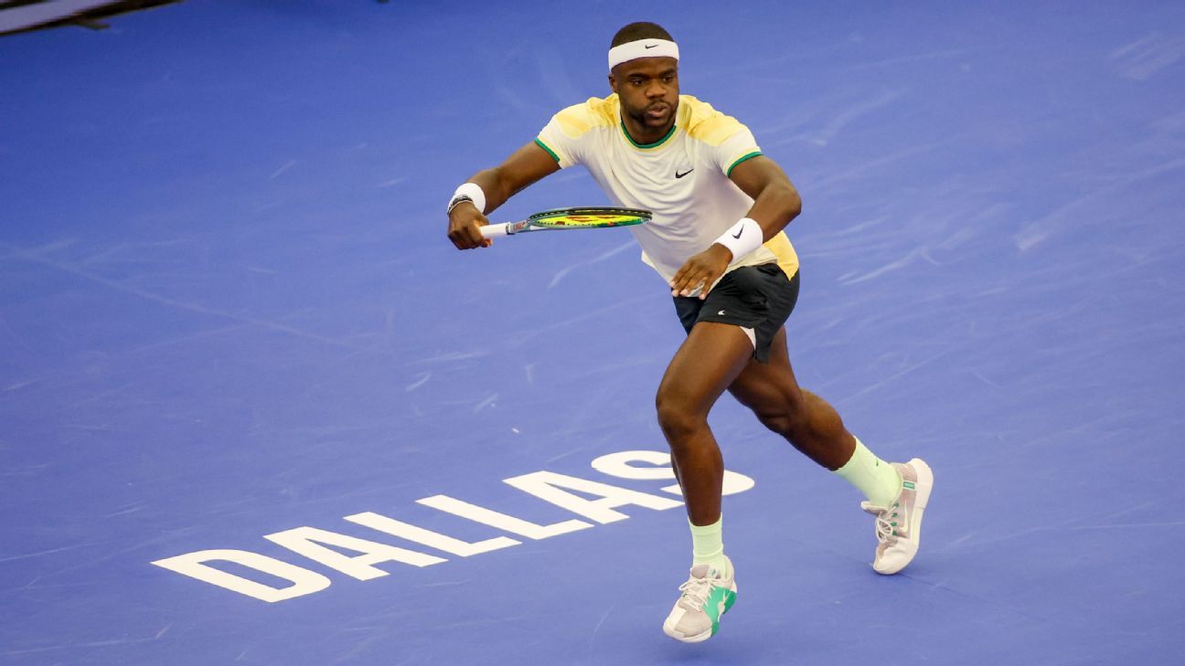 Frances Tiafoe tops Alex Michelsen, advances at Dallas Open Frances Tiafoe tops Alex Michelsen, advances at Dallas Open