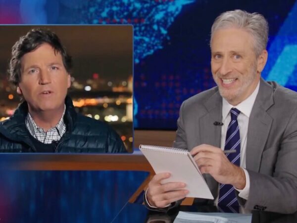 Jon Stewart Takes Notes from Tucker Carlson’s Russia Coverage