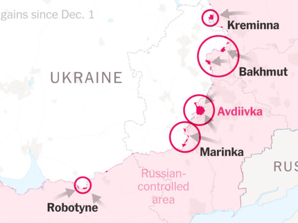 Maps: Where Ukraine Is Fighting to Hold Back Russian Onslaught