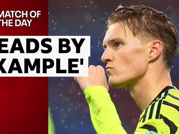Match of the Day: Analysis – how Arsenal’s Martin Odegaard leads by example